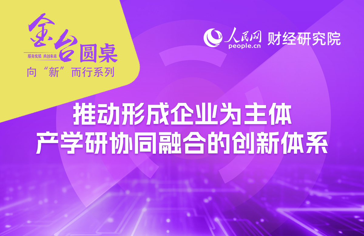 金台圆桌 | 推动形成企业为主体 产学研协同融合的创新体系
