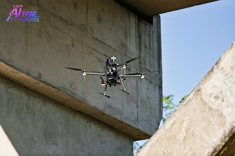 “AI+低空巡檢”賽道實戰現場。主辦方供圖