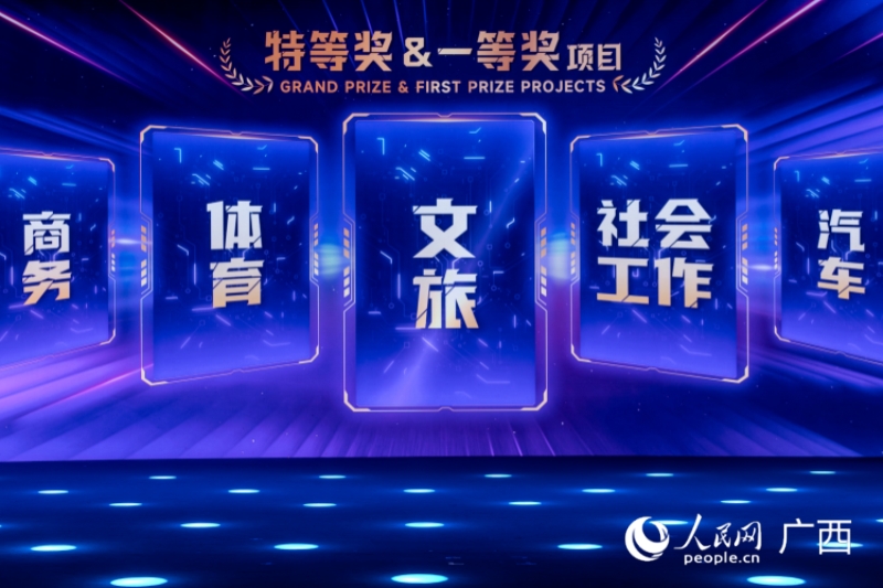 多个赛道优胜项目路演。人民网记者 严立政摄